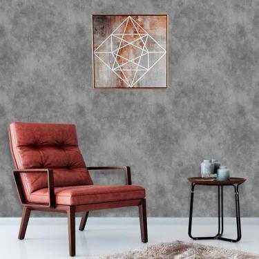 Imagem de Papel De Parede Autocolante Cimento Queimado Greta - Inove Papéis de P