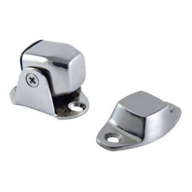 Imagem de Trava Magnético 3,5Kg Prendedor De Porta Em Aço Inox Luxo - Abrolhos N