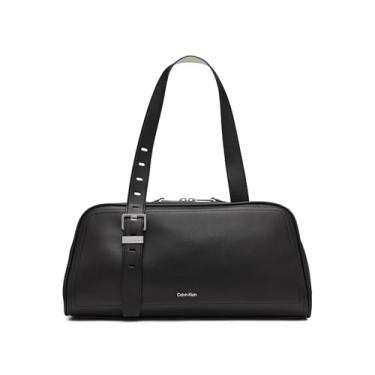 Imagem de Calvin Klein Bolsa Lowen East/West, preta/branca, tamanho único, Preto/branco, One Size