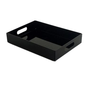 Imagem de Bandeja de acrílico preta média
