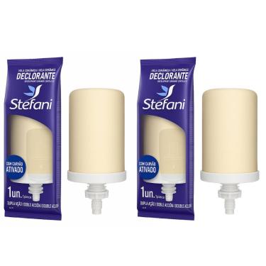 Imagem de Kit 2 Vela Filtro Barro Stefani São João Declorante Carvão Ativado