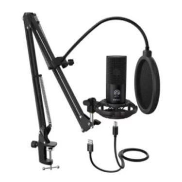 Imagem de Microfone Locutor Condensador Profissional Usb Youtuber Top - A.R Vari