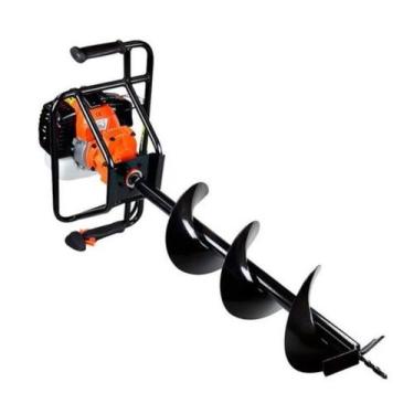 Imagem de Perfurador de Solo Gasolina 52cc + Broca 80x20 Vulcan Vps520