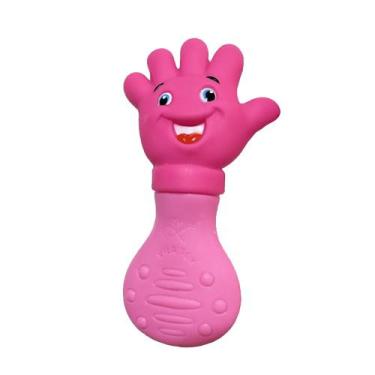 Imagem de Mordedor Bebe Mãozinha Anti Stress Gengiva Menino e Menina - Vila Toy,