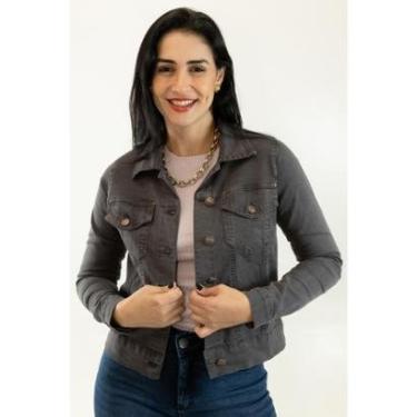Imagem de Jaqueta Jeans Feminina Estonada Algodão Anticorpus-Feminino