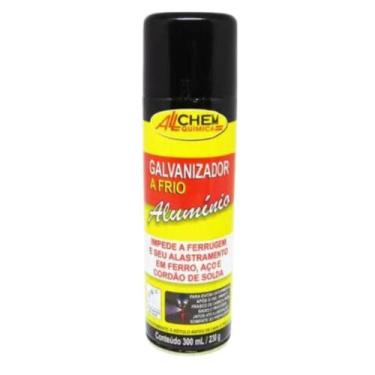 Imagem de GALVANIZADOR A FRIO CALUMINIO AEROSOL 300ml - ALLCHEM