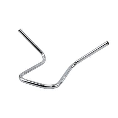 Imagem de CELOMT Guidão Redondo Ape Hanger De 1'' Para Harley Street Bob Sportster Xl 883 1200 Fat Boy Shadow Intruder Vulcan Road Star Drag Volusia Com Aplicação Personalizada (Cromado, 10")