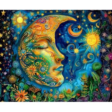 Imagem de Springbok O Quebra-Cabeça Blue Moon De 1000 Peças Para Adultos Da Artista Claudia Mckinney É Uma Imagem Divertida E Vívida Desafiar Você