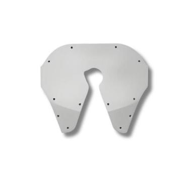 Imagem de Protetor 5 Roda Branca Semi Reboque Jost Com Parafuso de Fixação - BEP