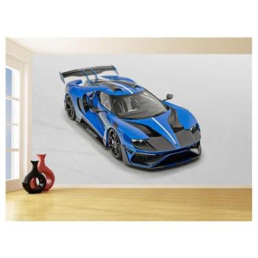 Imagem de Papel De Parede Carro Ford Gt Esportivo Lemans 3,5M Car91 - Você Decor