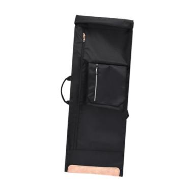 Imagem de oshhni Mochila de skate, bolsa de transporte de skate, portátil, grande capacidade, mochila de viagem para homens, mulheres, adultos, Preto