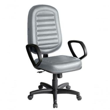 Imagem de Cadeira Presidente Para Escritório Linha Blenda Cinza - DESIGN OFFICE 