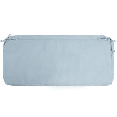 Imagem de IN4 Care Capas de almofada de banco de pátio para móveis de exterior com laços, capa de almofada resistente à água para namoradeira/sofá 137 x 45 x 7,6 cm para varanda e jardim (apenas capa de