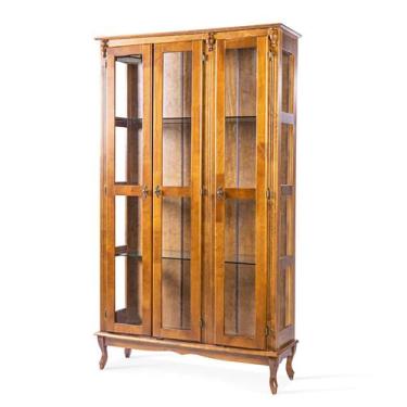 Imagem de Cristaleira de Vidro e Madeira com 3 Portas Antique - 2075 - Meyer, Im