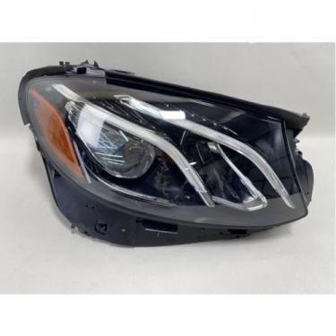 Imagem de Lâmpada de neblina esquerda direita LED luz diurna frontal LED conjunto de farol lâmpada ampla compatível com E-Class W213 2016-2019 (esquerda)