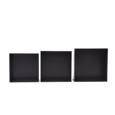 Imagem de Kit Trio De Nicho Médio Decorativo Quarto/sala 100% Mdf Marrom Café