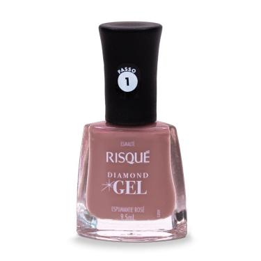 Imagem de Esmalte Risqué Diamond Gel Cor Espumante Rosé 9,5ml