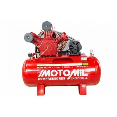 Imagem de Compressor de Ar Motomil MAW-40/350I - 175LBS 10HP TRIF. 220/380V IP-2
