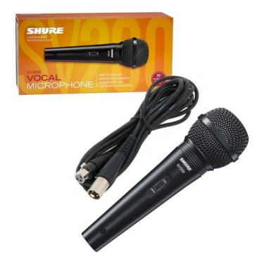 Imagem de Microfone shure de mão com fio sv200 unidirecional