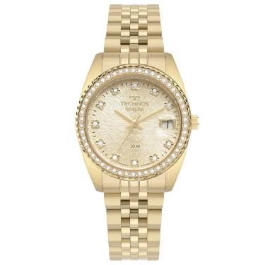 Imagem de Relógio Technos Feminino Riviera Dourado - 2117lfk-1d 2117lfk-1d