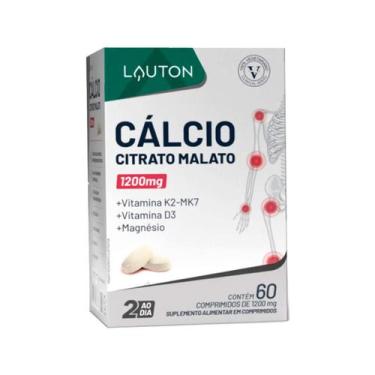 Imagem de Cálcio Citrato Malato 60 Comprimidos Lauton Nutrition