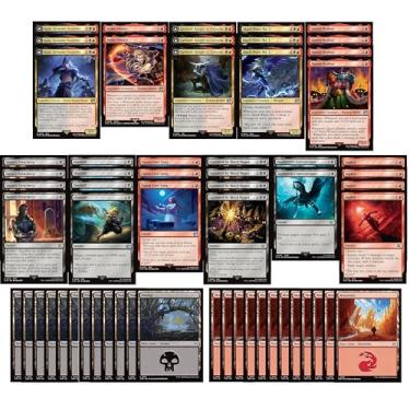 Imagem de Final Fantasy Magic The Gathering Deck - Rakdos Wizards - Black Red - Very Powerful - Modern Legal - Custom Built - 60 Card MTG!