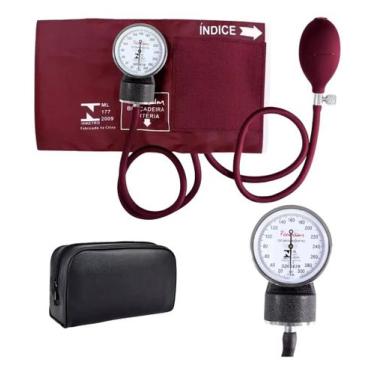 Imagem de Esfigmomanometro Aneroide Premium Manual, Vinho