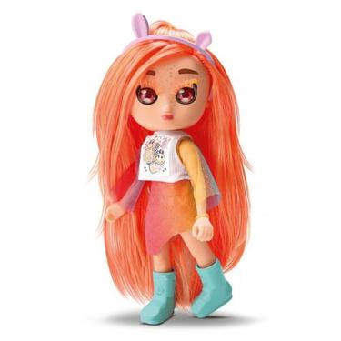Imagem de Boneca Diver Surprise Fashion K-pop Laranja c/acessorios - Divertoys