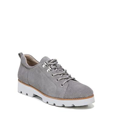 Imagem de Vionic Mocassins femininos Charm Ballari Oxford com cadarço - Sapatos casuais de suporte com arco ortopédico oculto que inclui conforto em três zonas com suporte ortopédico para o arco, ajuste médio e largo, Carvão, 10