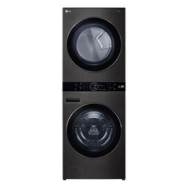 Imagem de Lava e Seca Smart LG WashTower 17kg Aço Escovado Preto com Inteligênci