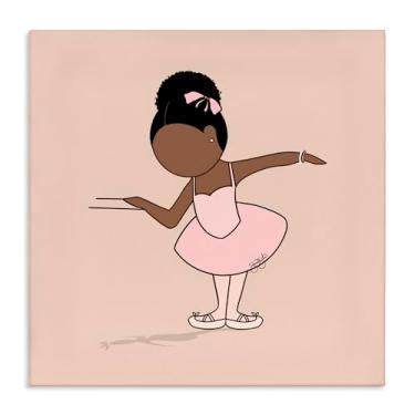 Imagem de Stupell Industries Graceful Ballerina Portrait Canvas Wall Art Design por Sierra Siler, 43 x 43 cm