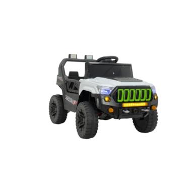 Imagem de Bang Toys - Jipe Elétrico Infantil Titan XR 12V - com Portas que Abrem, Luzes de LED, Sons, Entrada USB/MP3, Controle Remoto - Suporta até 30kg - Cor Branco