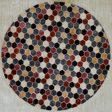 Imagem de Tapete Redondo Marbella Elite Renaissance Michelangelo 100