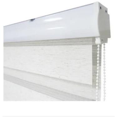 Imagem de Persiana Rolo Duplo Bandô Sunny Linho 120 L X 160 A Cortina