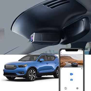 Imagem de Fitcamx Câmera de painel 4K adequada para Volvo XC40 e XC40 Recharge B4 B5 T4 T5 P8 (modelo B), estilo OEM integrado, vídeo Ultra HD 2160P, gravação em loop, WiFi e aplicativo integrados, G-Sensor,
