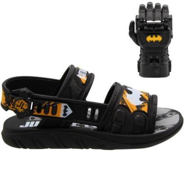 Imagem de Sandália Papete Infantil Grendene Kids Action Menino Com Luva, Preto, 