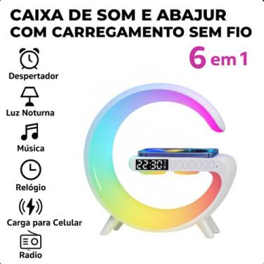 Imagem de Luz Multicolorida Branca 127/220v Som Bluetooth - ASAF