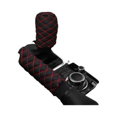 Imagem de Conjunto De Freio De Mão De Couro, 2 Peças, Engrenagem Estereoscópica 