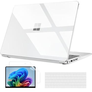 Imagem de B BELK Capa para Microsoft Surface Laptop 38.1 cm Touchscreen Copilot+ PC 2024 (7ª edição) Modelo: 2037, capa rígida de plástico + capa de teclado + protetor de tela para Microsoft Surface de 15