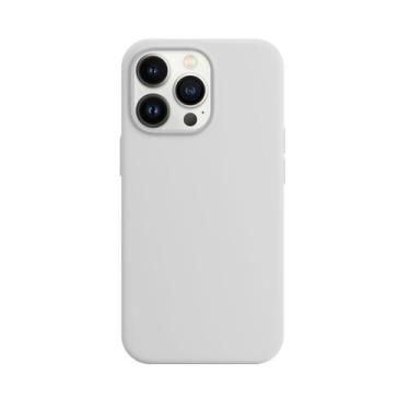 Imagem de Capa Capinha Silicone Compatível com iPhone 13 Pro Max - Geral, Branco