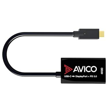 Imagem de Adaptador USB C para DisplayPort 1.2 com carregamento de 100W – 4K 60hz HDR – 2K 144hz – 1080P 240hz – ativo – para monitores, TVs, PCs, MacBooks, projetores – compatível com Thunderbolt 3