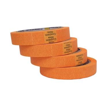 Imagem de Kit De Fita Crepe Colorida Neon Com 4 Rolos De 18mm X 30m - Nastro, La