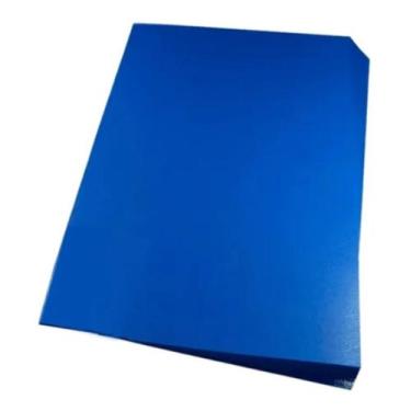Imagem de Capa Para Encadernação Azul Royal Couro Pp A4 0,30mm 100un - Cassmar 
