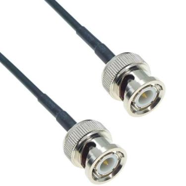 Imagem de BNC Macho Fêmea Plug Jack Conector De Porca Rg174 Cabo Extensão De Âng