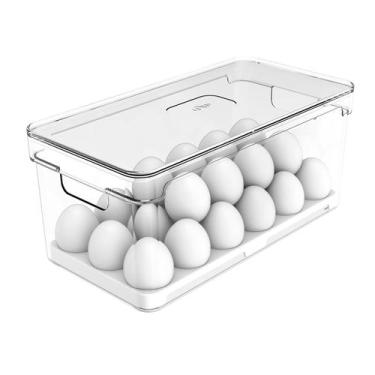 Imagem de Bandeja Porta 36 Ovos de Geladeira em Acrílico Retangular - OU