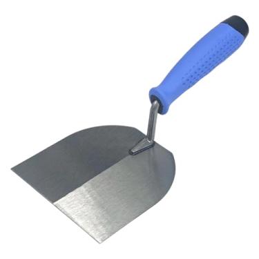 Imagem de IEUDNS Desempenadeira de tijolos com cabeça larga e plana, ferramenta de reboco, cabo confortável para alvenaria e reboco de aço carbono leve