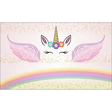 Imagem de Painel De Lona Unicórnio Estrela - Fabrika de Festa, 300x300cm