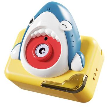 Imagem de Máquina de bolha elétrica infantil com luz Câmera de bolha de música P