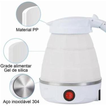 Imagem de Jarra Chaleira Elétrica Viagem 110v Mini De Silicone Dobrável Portátil
