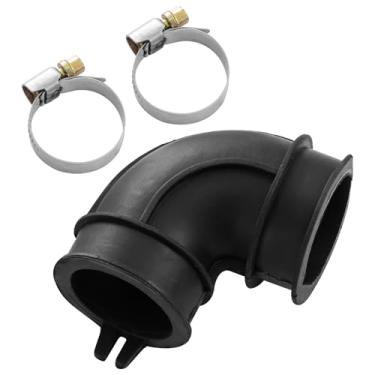 Imagem de WD24X33918 Kit de mangueira de bomba de circulação de máquina de lavar louça para depósito de cotovelo com braçadeiras compatíveis com GE Hotpoint, máquinas de lavar louça Kenmore/Sears WD19X25460